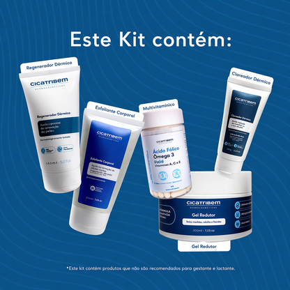 Kit Clareamento Total - Regenerador Dérmico / Esfoliante Corporal